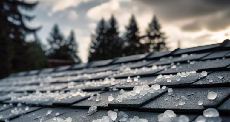 What Kind of Hail Will Damage a Roof?